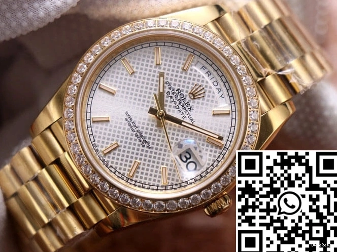 EW Day-Date Silver Dial Factory Rolex M228348RBR-0005 0413